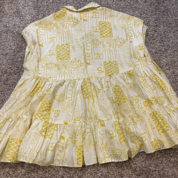 Pinch Lemon Print Blouse Size Large - Picture 3 of 3